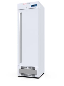 [The Thermo Scientific TSG Series General Purpose Laboratory Refrigerators and Freezers offer consistent temperature performance with minimal energy consumption, heat output and noise levels.]