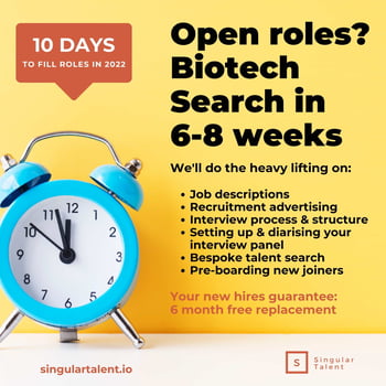 Biotech Search means you can secure hires by end 2022