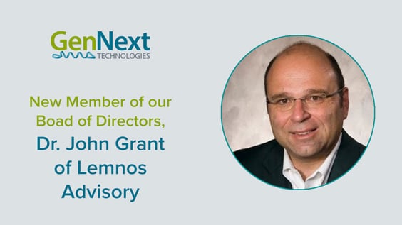 GenNext Technologies announces the appointment of Dr. John Grant from Lemnos Advisory to its Board of Directors