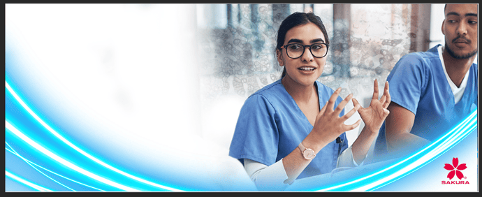 Healthcare provider speaking