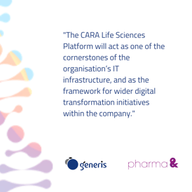 pharma& chooses Generis’ CARA Life Sciences Platform to become the basis of its Regulatory, Quality and Legal Management System